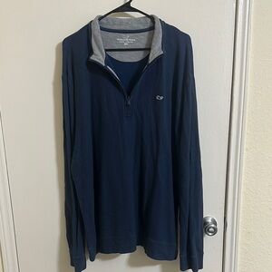 EUC Vineyard Vines Quarter Zip Long Sleeve Pullover Logo 2XL